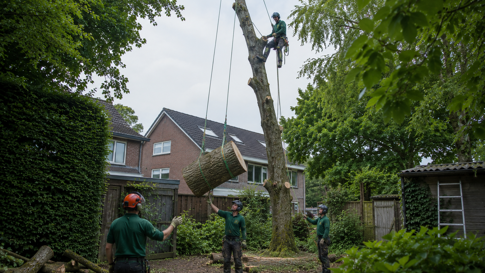 Bomen kappen Utrecht - veilige sectiegewijze kap door gecertificeerde specialisten